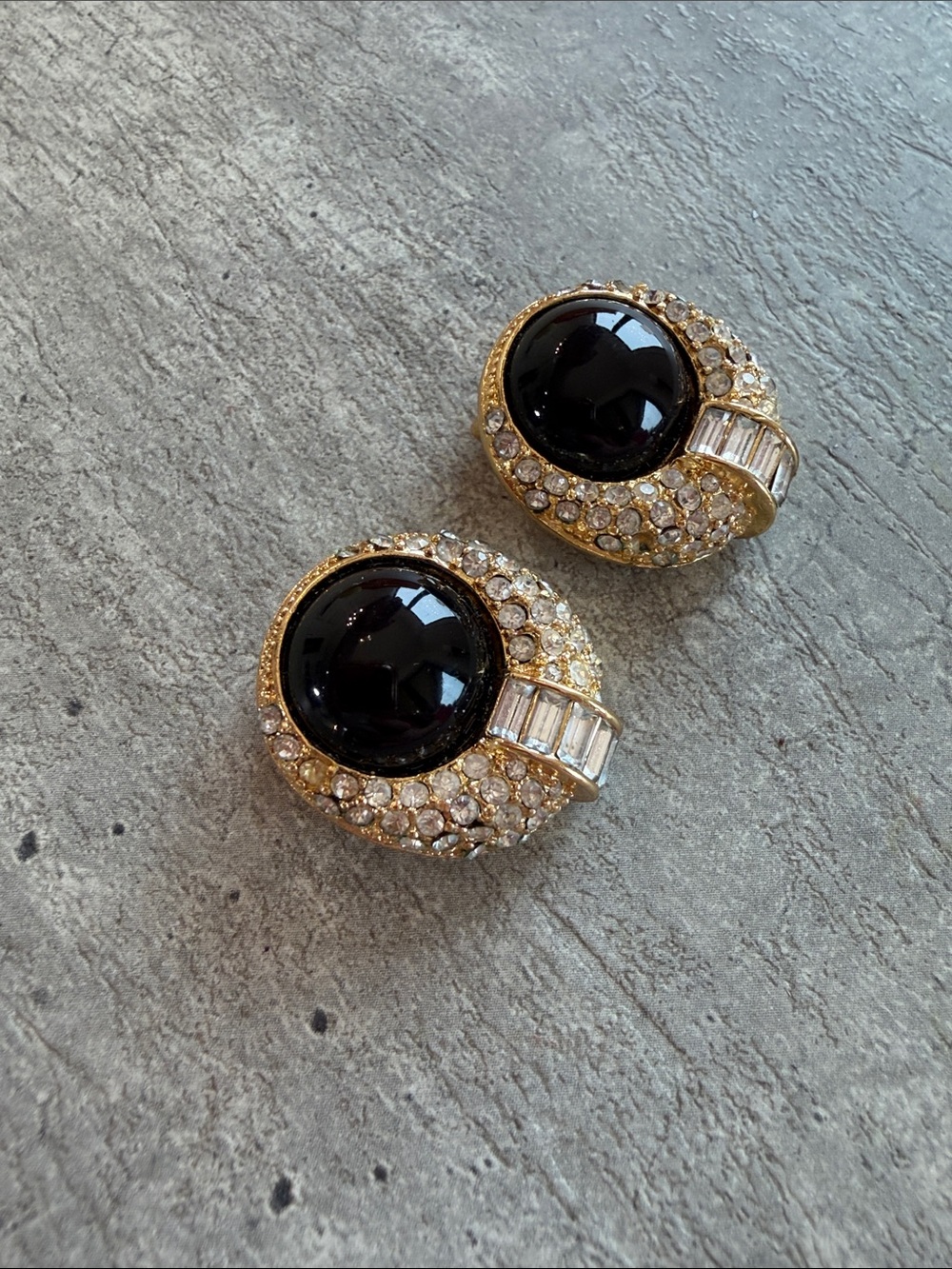 Dior Earrings Signed Vintage Clip-On - Picture 8 of 9